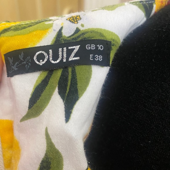 Quiz brand lemon 🍋 printed summer dress - Picture 5 of 5